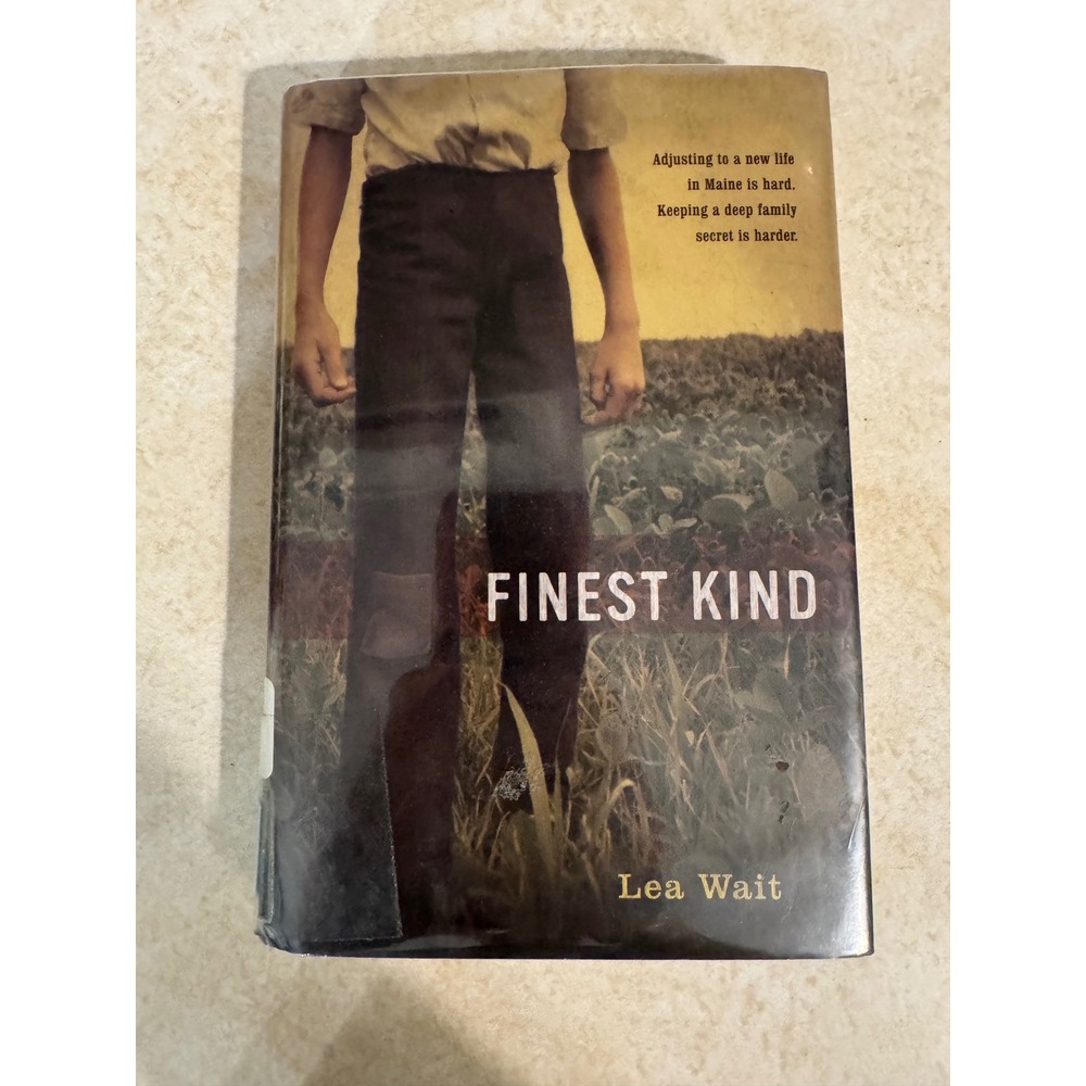 Finest Kind Lea Wait First Edition Hardcover Historical Fiction Maine 2006 Book
